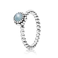 Anello Pandora Donna Pandora Signature in Argento Zirconia 190854AQ-12 - 190854AQ-56